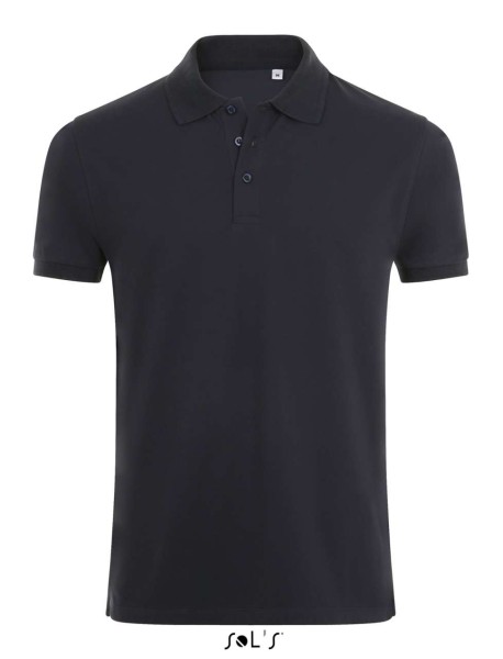 SOL'S PHOENIX MEN - COTTON-ELASTANE POLO SHIRT Kék 