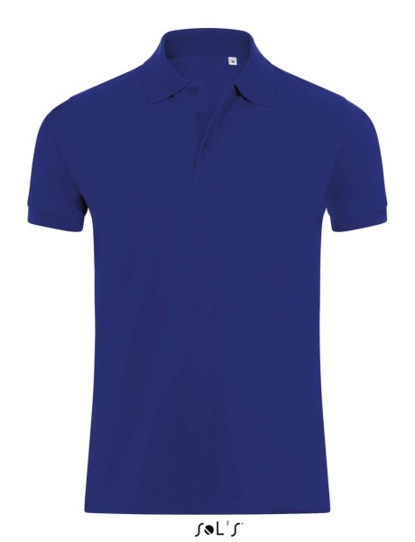 SOL'S PHOENIX MEN - COTTON-ELASTANE POLO SHIRT Kék 