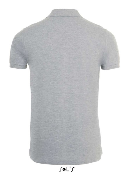 SOL'S PHOENIX MEN - COTTON-ELASTANE POLO SHIRT Szürke 