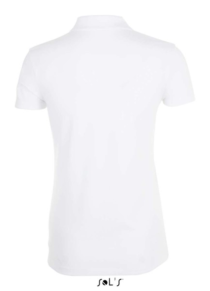 SOL'S PHOENIX WOMEN - COTTON-ELASTANE POLO SHIRT Fehér 