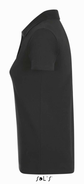 SOL'S PHOENIX WOMEN - COTTON-ELASTANE POLO SHIRT Fekete 