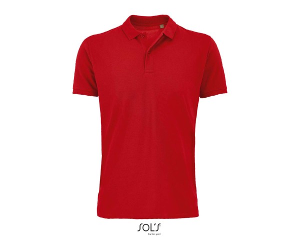 SOL'S PLANET MEN - POLO SHIRT Piros 