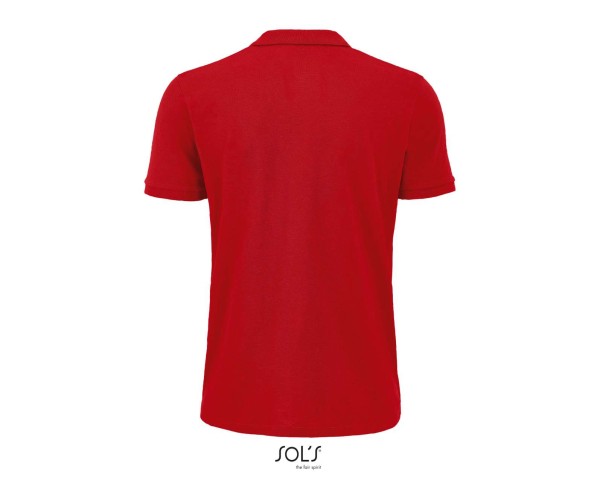 SOL'S PLANET MEN - POLO SHIRT Piros 