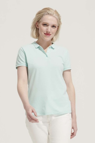 SOL'S PLANET WOMEN - POLO SHIRT Fekete 