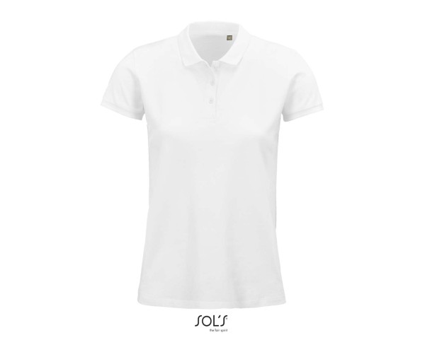 SOL'S PLANET WOMEN - POLO SHIRT Fehér 