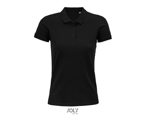 SOL'S PLANET WOMEN - POLO SHIRT Fekete 