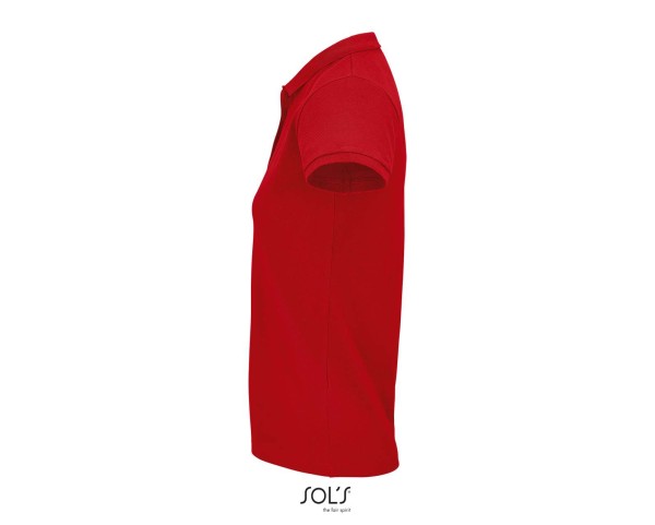 SOL'S PLANET WOMEN - POLO SHIRT Piros 