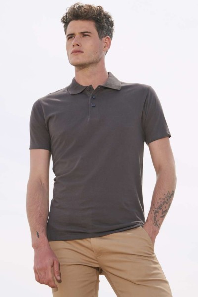 SOL'S PRESCOTT MEN - POLO SHIRT Szürke 