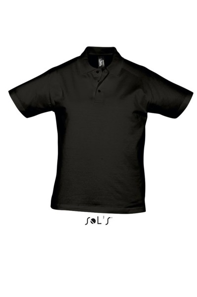 SOL'S PRESCOTT MEN - POLO SHIRT Fekete 