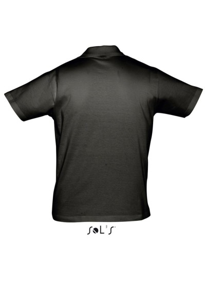 SOL'S PRESCOTT MEN - POLO SHIRT Fekete 