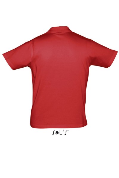 SOL'S PRESCOTT MEN - POLO SHIRT Piros 