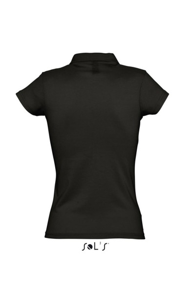 SOL'S PRESCOTT WOMEN - POLO SHIRT Fekete 