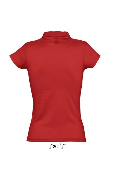 SOL'S PRESCOTT WOMEN - POLO SHIRT Piros 