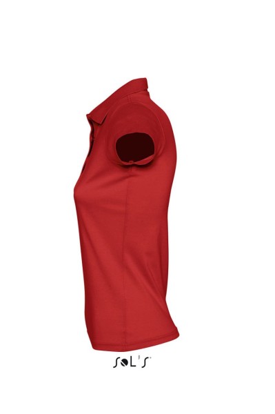 SOL'S PRESCOTT WOMEN - POLO SHIRT Piros 