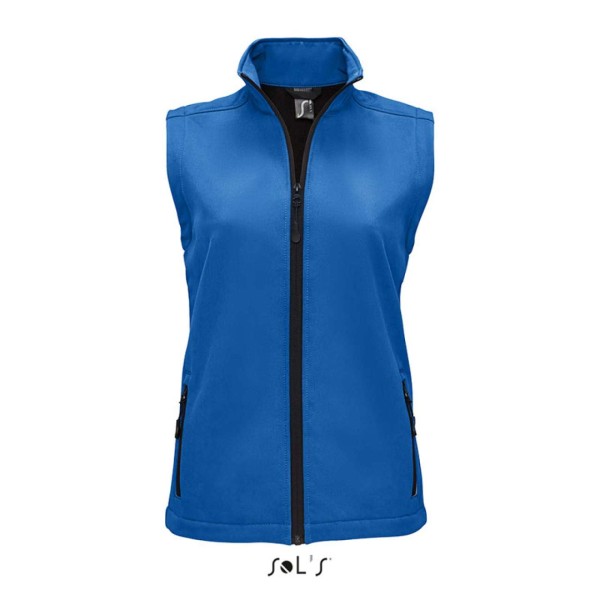 SOL'S RACE BW WOMEN - SOFTSHELL BODYWARMER Kék 