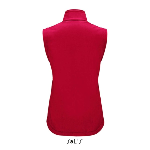 SOL'S RACE BW WOMEN - SOFTSHELL BODYWARMER Piros 