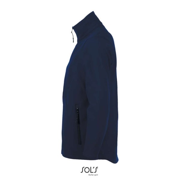 SOL'S RACE MEN - SOFTSHELL ZIP JACKET Kék 