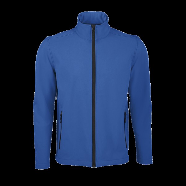 SOL'S RACE MEN - SOFTSHELL ZIP JACKET Kék 