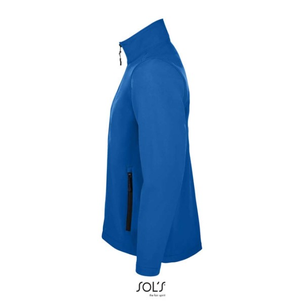 SOL'S RACE MEN - SOFTSHELL ZIP JACKET Kék 
