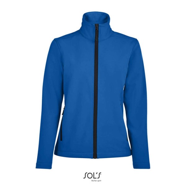 SOL'S RACE WOMEN - SOFTSHELL ZIP JACKET Kék 