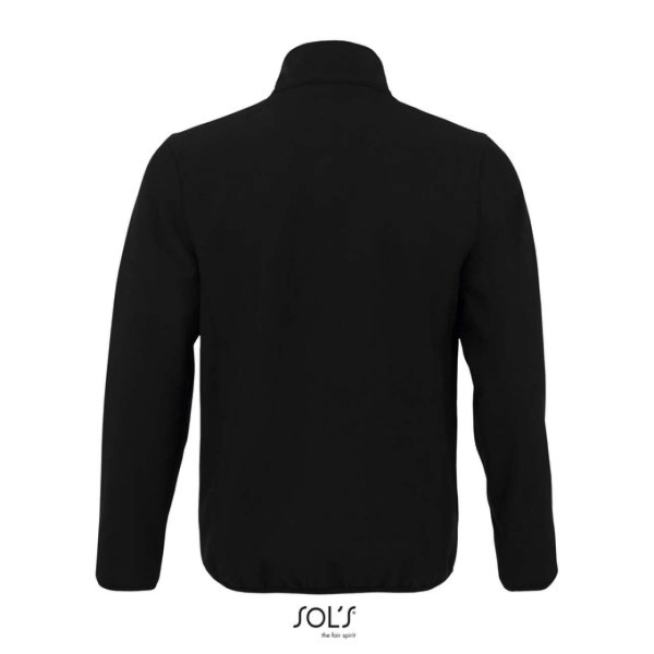 SOL'S RADIAN MEN - SOFTSHELL ZIP JACKET Fekete 