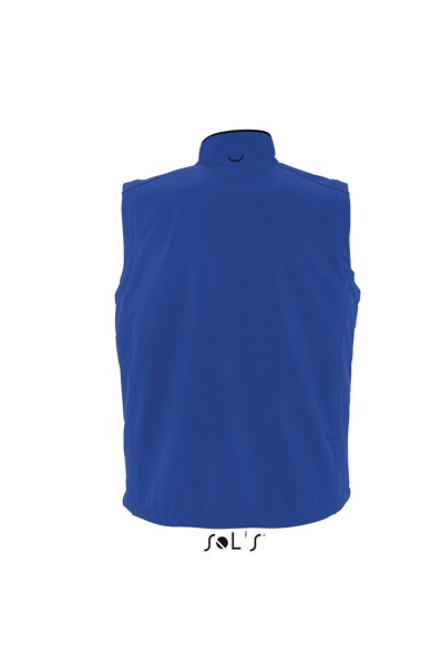 SOL'S RALLYE MEN - SLEEVELESS SOFTSHELL JACKET Kék 