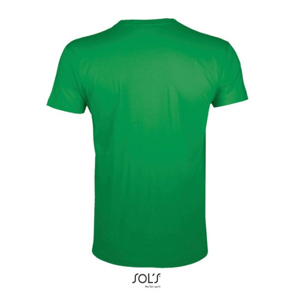 SOL'S REGENT FIT - FÉRFI KÖRNYAKÚ TESTHEZÁLLÓ PÓLÓ Zöld 