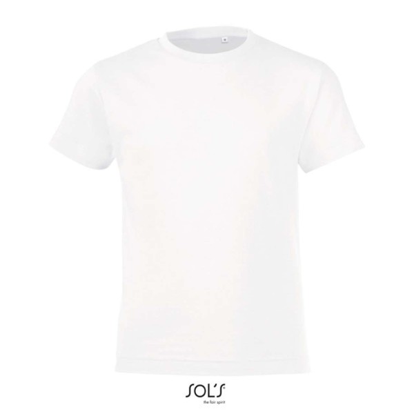 SOL'S REGENT FIT KIDS' - ROUND NECK T-SHIRT Fehér 