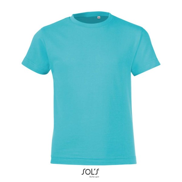 SOL'S REGENT FIT KIDS' - ROUND NECK T-SHIRT Kék 