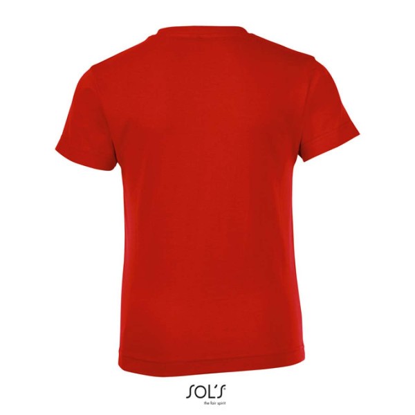 SOL'S REGENT FIT KIDS' - ROUND NECK T-SHIRT Piros 