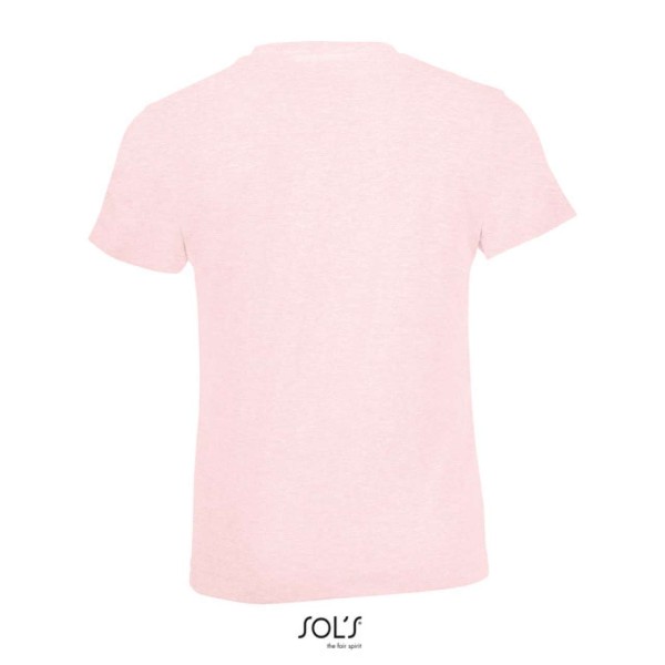 SOL'S REGENT FIT KIDS' - ROUND NECK T-SHIRT Rózsaszín 