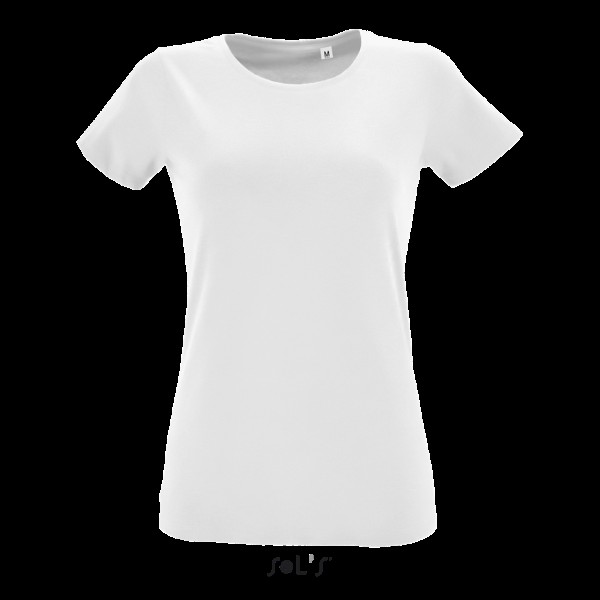 SOL'S REGENT FIT WOMEN - KÖRNYAKÚ TESTHEZÁLLÓ PÓLÓ Fehér 