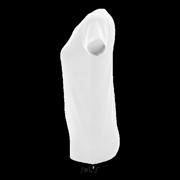 SOL'S REGENT FIT WOMEN - KÖRNYAKÚ TESTHEZÁLLÓ PÓLÓ Fehér 