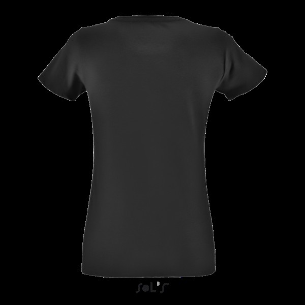 SOL'S REGENT FIT WOMEN - KÖRNYAKÚ TESTHEZÁLLÓ PÓLÓ Fekete 