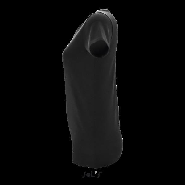 SOL'S REGENT FIT WOMEN - KÖRNYAKÚ TESTHEZÁLLÓ PÓLÓ Fekete 