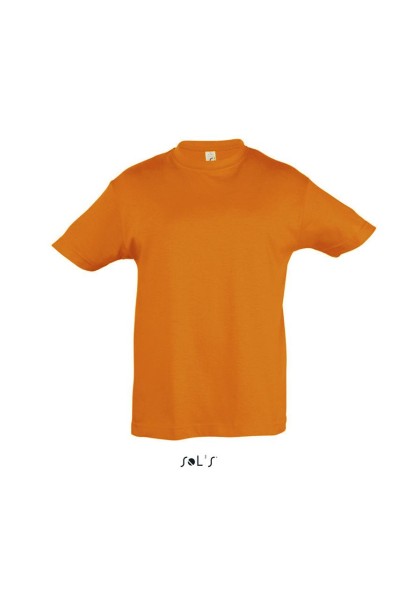 SOL'S REGENT KIDS' - ROUND NECK T-SHIRT Narancssárga 