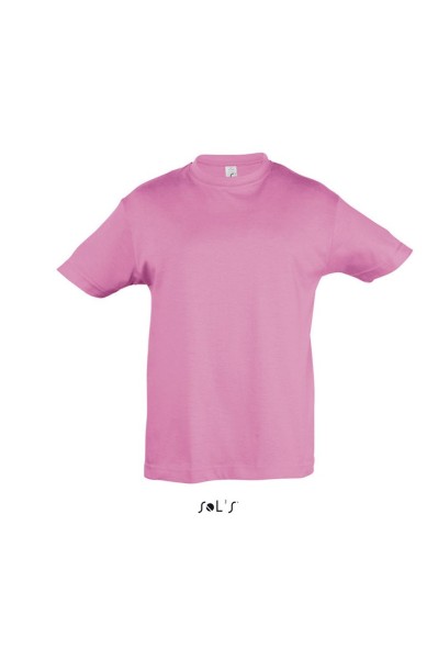 SOL'S REGENT KIDS' - ROUND NECK T-SHIRT Rózsaszín 