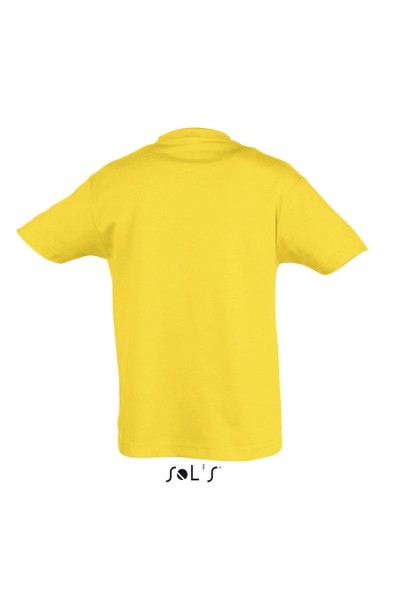 SOL'S REGENT KIDS' - ROUND NECK T-SHIRT Sárga 