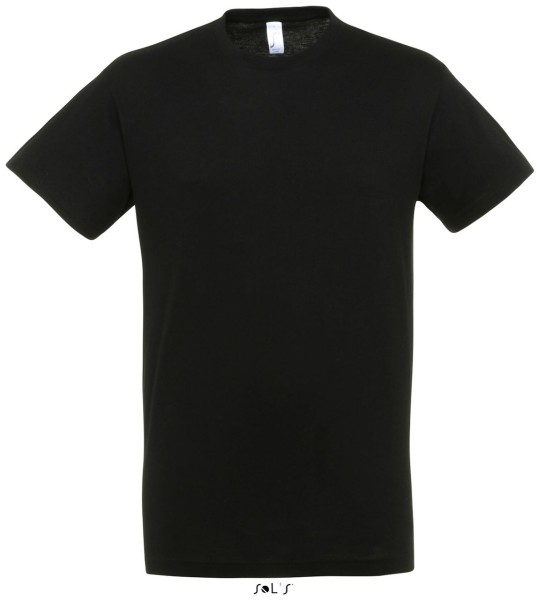 SOL'S REGENT - UNISEX KÖRNYAKÚ PÓLÓ Fekete 