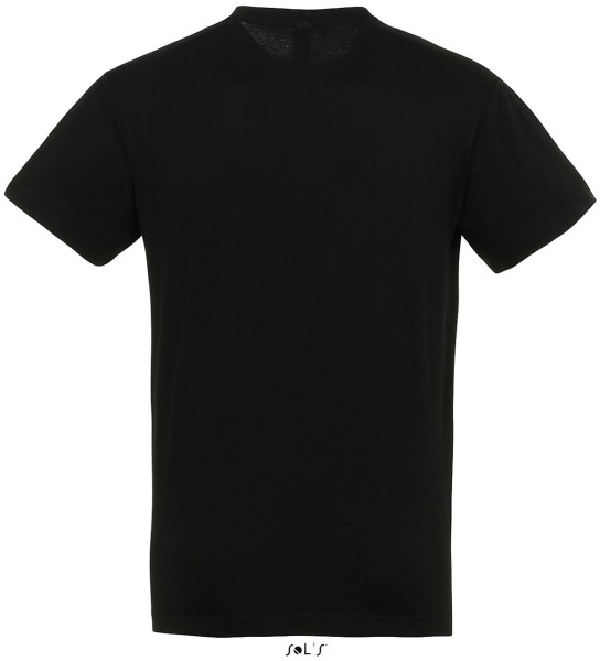 SOL'S REGENT - UNISEX KÖRNYAKÚ PÓLÓ Fekete 
