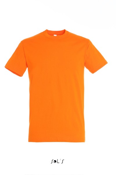 SOL'S REGENT - UNISEX KÖRNYAKÚ PÓLÓ Narancssárga 