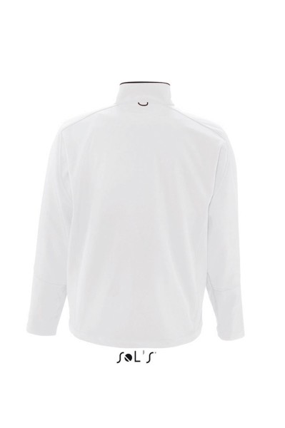 SOL'S RELAX - MEN'S SOFTSHELL ZIPPED JACKET Fehér 