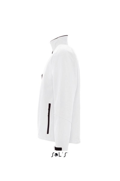 SOL'S RELAX - MEN'S SOFTSHELL ZIPPED JACKET Fehér 