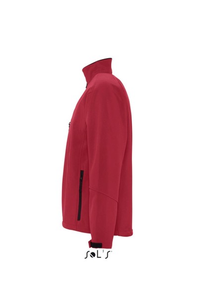 SOL'S RELAX - MEN'S SOFTSHELL ZIPPED JACKET Piros 