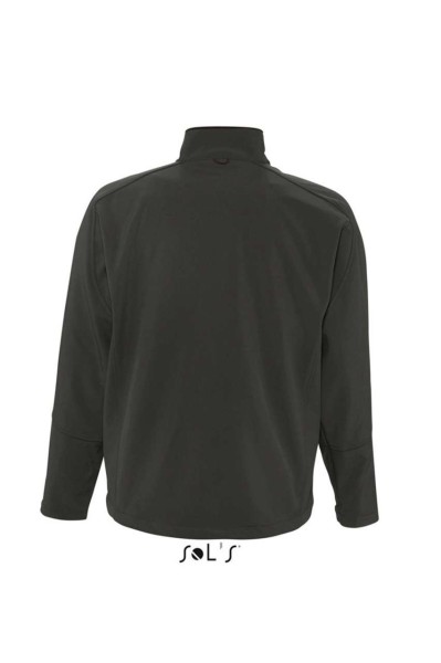 SOL'S RELAX - MEN'S SOFTSHELL ZIPPED JACKET Szürke 