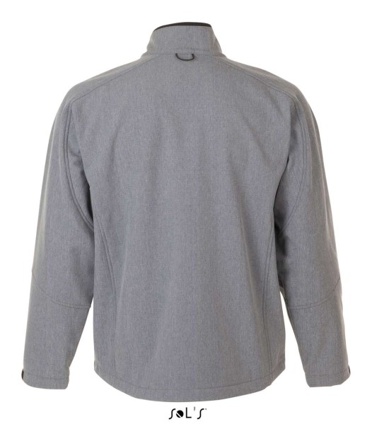 SOL'S RELAX - MEN'S SOFTSHELL ZIPPED JACKET Szürke 