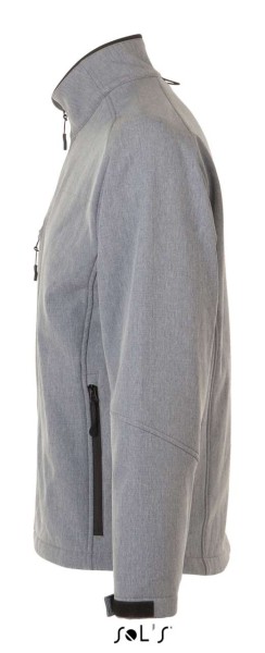 SOL'S RELAX - MEN'S SOFTSHELL ZIPPED JACKET Szürke 