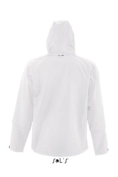 SOL'S REPLAY MEN - HOODED SOFTSHELL Fehér 