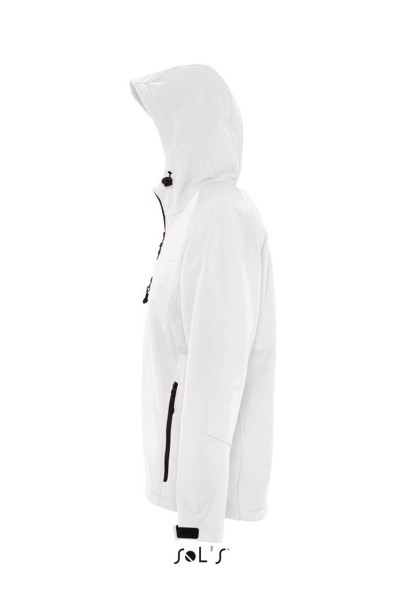 SOL'S REPLAY MEN - HOODED SOFTSHELL Fehér 