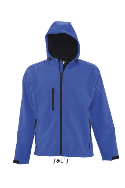 SOL'S REPLAY MEN - HOODED SOFTSHELL Kék 